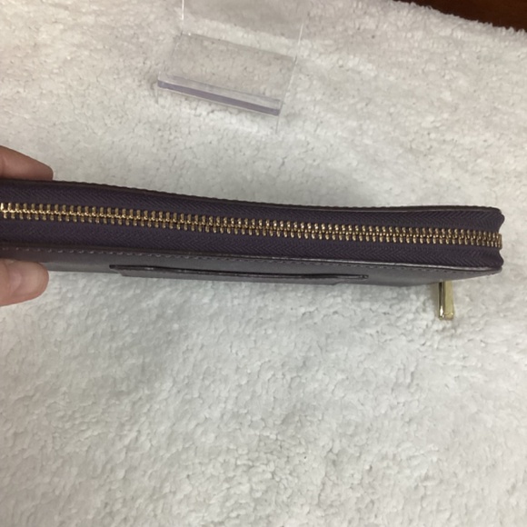 Coach Leather Zip Around Wallet - Picture 6 of 13